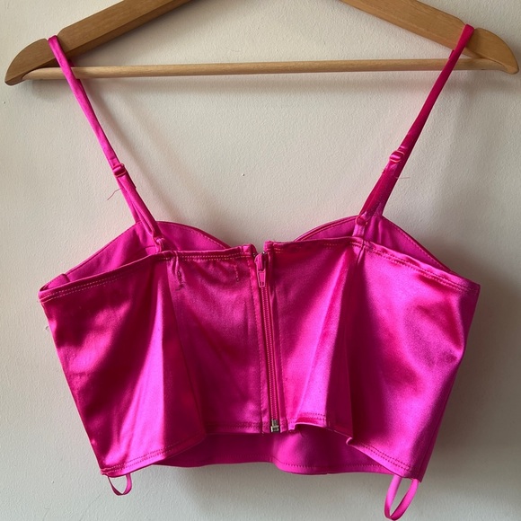 Crystal Sky Bustier Style Cropped Tank Top S NWT - Picture 8 of 8